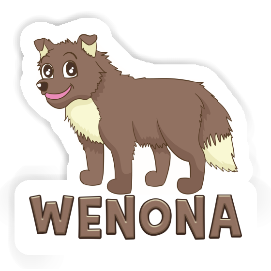 Aufkleber Hirtenhund Wenona Laptop Image