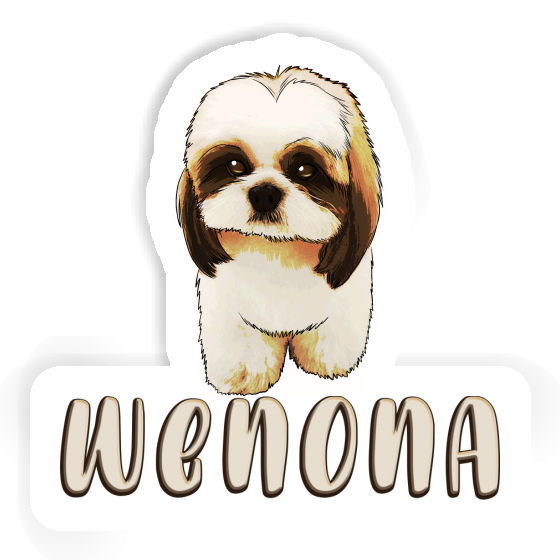 Shih Tzu Sticker Wenona Laptop Image