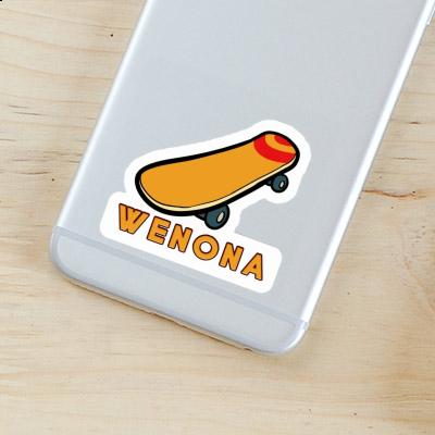 Skateboard Sticker Wenona Laptop Image