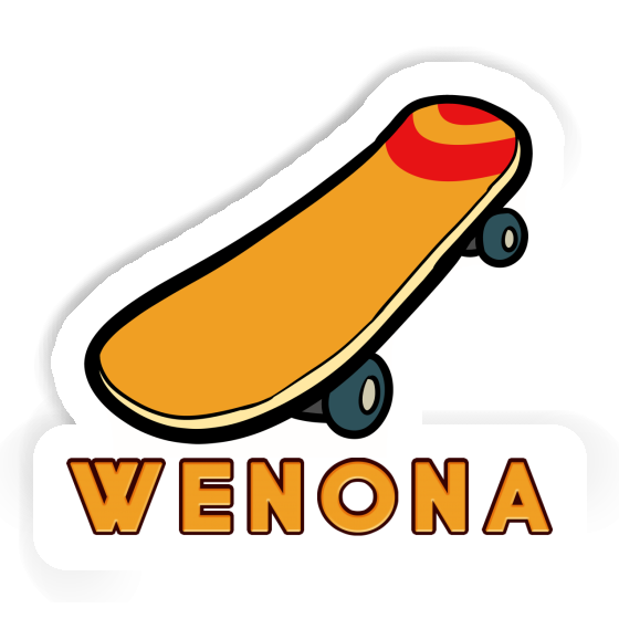 Sticker Skateboard Wenona Notebook Image