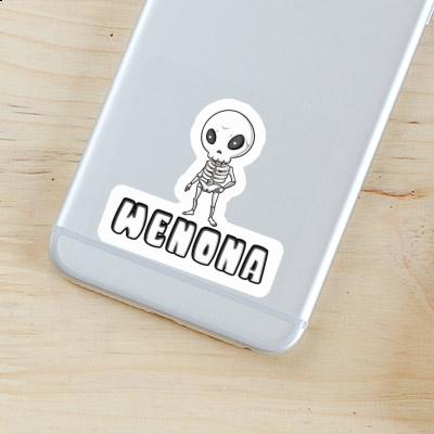 Skeleton Sticker Wenona Laptop Image