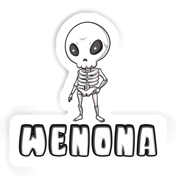 Wenona Sticker Skelett Gift package Image