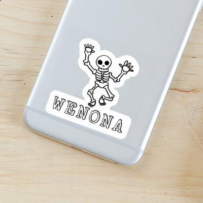Wenona Sticker Skeleton Gift package Image