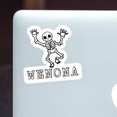 Skelett Aufkleber Wenona Laptop Image