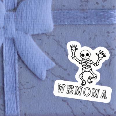 Wenona Sticker Skeleton Gift package Image