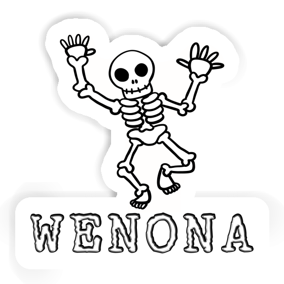 Sticker Skeleton Wenona Gift package Image