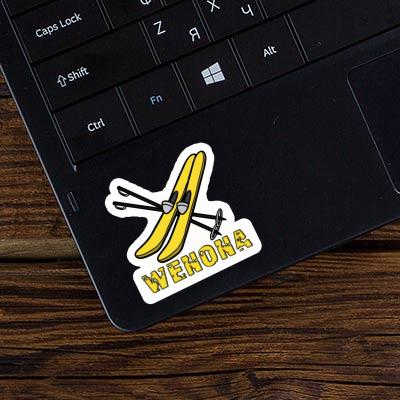 Sticker Ski Wenona Laptop Image