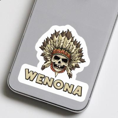 Wenona Sticker Kids Skull Notebook Image