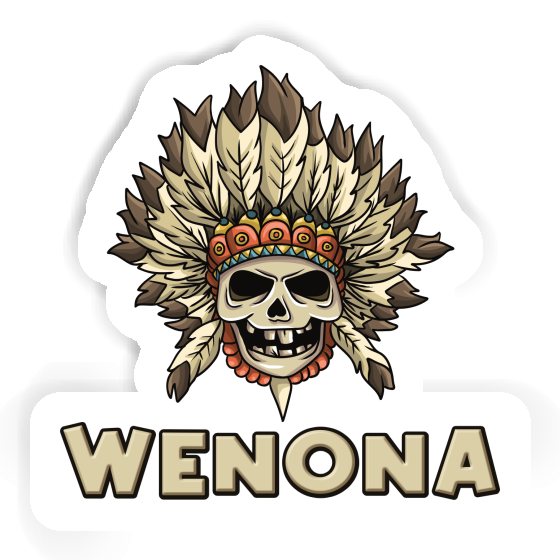 Sticker Kinder Totenkopf Wenona Gift package Image