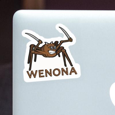 Fighting Spider Sticker Wenona Laptop Image