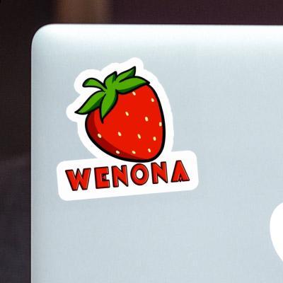 Erdbeere Aufkleber Wenona Laptop Image