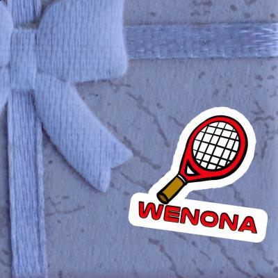 Tennis Racket Sticker Wenona Image