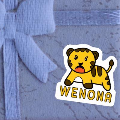 Sticker Wenona Tiger Notebook Image
