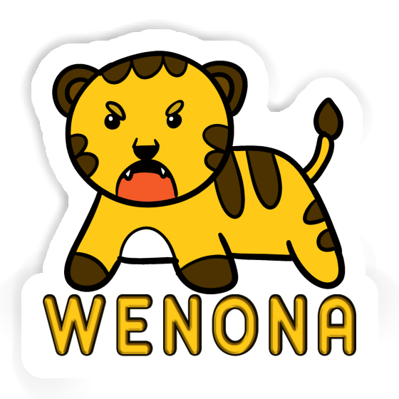 Sticker Wenona Tiger Gift package Image