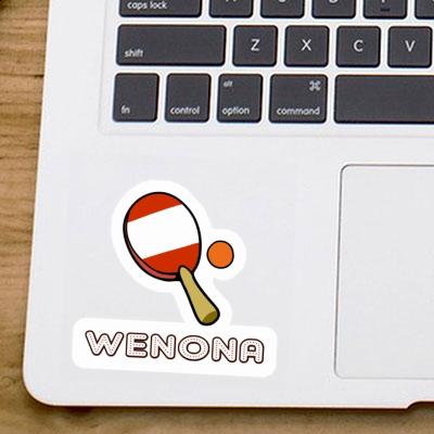 Sticker Table Tennis Paddle Wenona Image