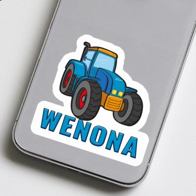 Wenona Sticker Tractor Image