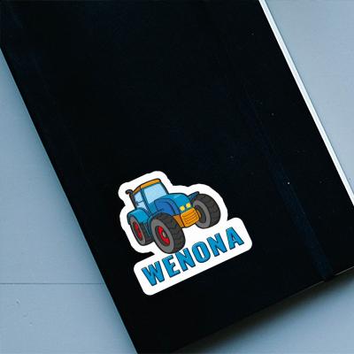Wenona Sticker Tractor Notebook Image