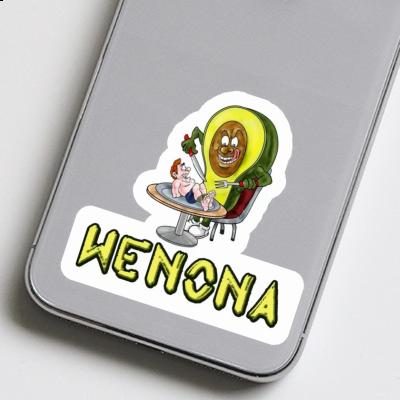 Wenona Sticker Avocado Notebook Image