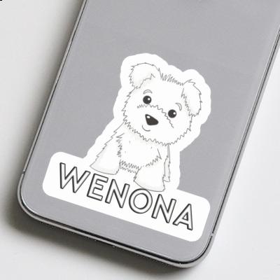 Wenona Autocollant Westie Notebook Image