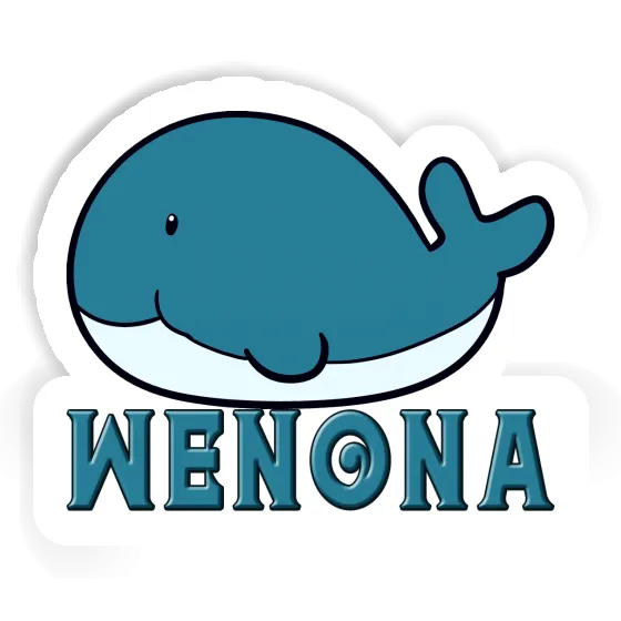 Sticker Whale Fish Wenona Gift package Image