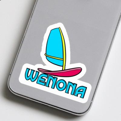 Aufkleber Windsurfbrett Wenona Laptop Image