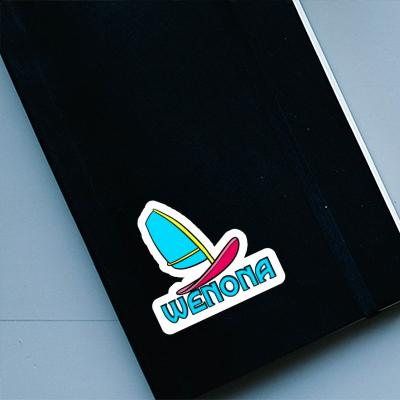 Planche de windsurf Autocollant Wenona Laptop Image