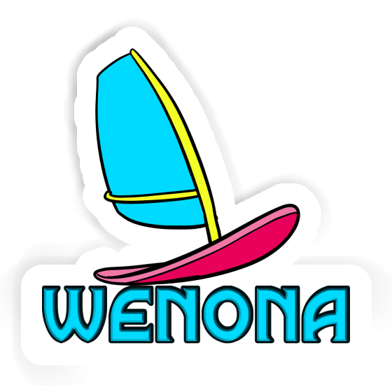 Sticker Windsurf Board Wenona Notebook Image