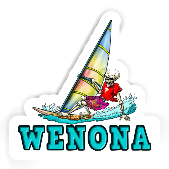 Sticker Windsurfer Wenona Notebook Image