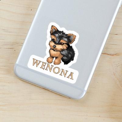 Sticker Wenona Yorkshire Terrier Notebook Image