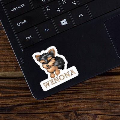 Sticker Wenona Yorkshire Terrier Laptop Image