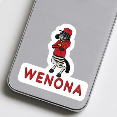 Sticker Zebra Wenona Laptop Image