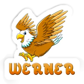 Werner Autocollant Aigle Image