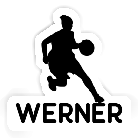 Aufkleber Werner Basketballspielerin Image