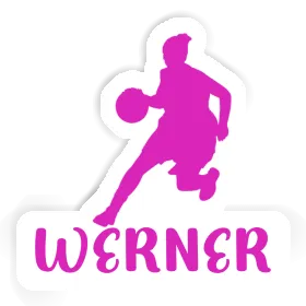 Sticker Werner Basketball Player Image