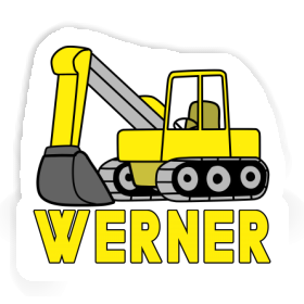 Bagger Aufkleber Werner Image