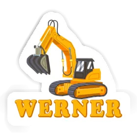 Sticker Werner Excavator Image