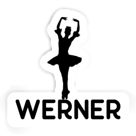 Werner Autocollant Ballerine Image
