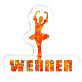 Werner Autocollant Ballerine Image