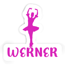 Werner Aufkleber Ballerina Image