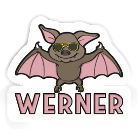 Chauve-souris Autocollant Werner Image