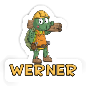 Sticker Bauarbeiter Werner Image