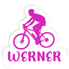 Aufkleber Biker Werner Image