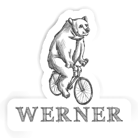 Autocollant Cycliste Werner Image