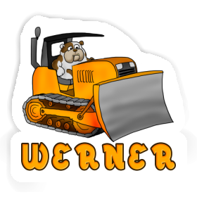Sticker Bulldozer Werner Image