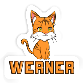 Werner Aufkleber Katze Image