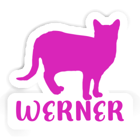 Sticker Katze Werner Image