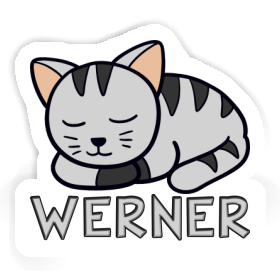 Sticker Katze Werner Image