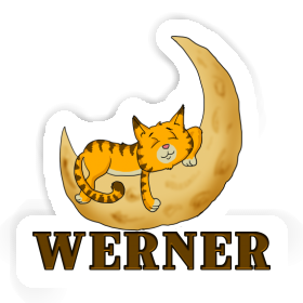 Werner Autocollant Chat Image