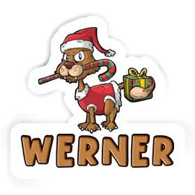 Autocollant Werner Chat Image