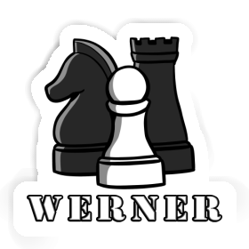 Werner Sticker Chessman Image